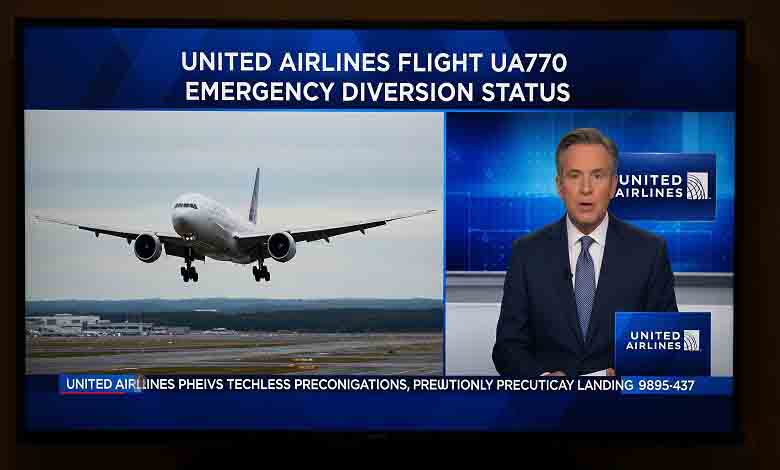 United Airlines Flight UA770 Emergency Diversion Status