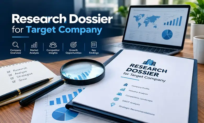 Research Dossier for Target Company: A Practical Guide to Business Research, Risk Analysis, and Due Diligence